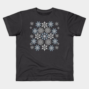 Ice Crystal Illustration Design Kids T-Shirt